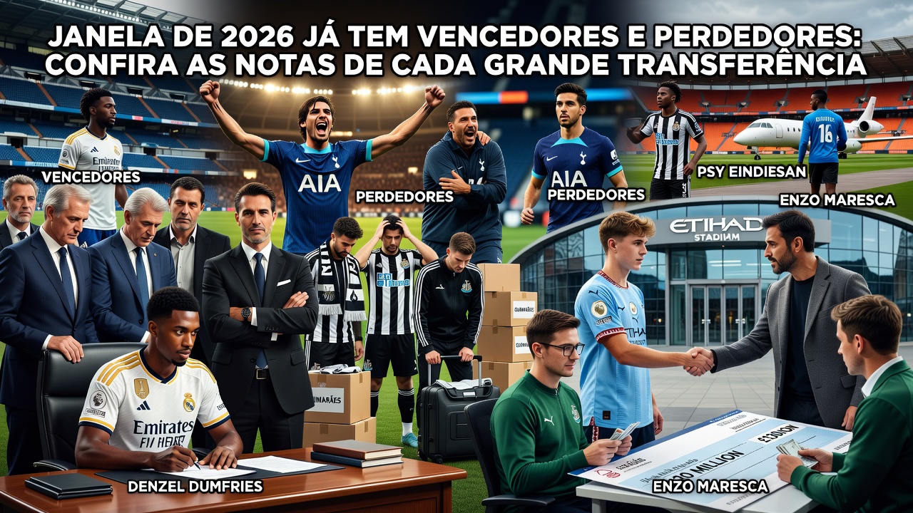 Janela de 2026 já tem vencedores e perdedores: confira as notas de cada grande transferência