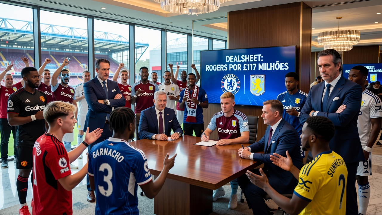 DealSheet: Rogers por £117 milhões agita mercado e Villa mira estrelas do Chelsea