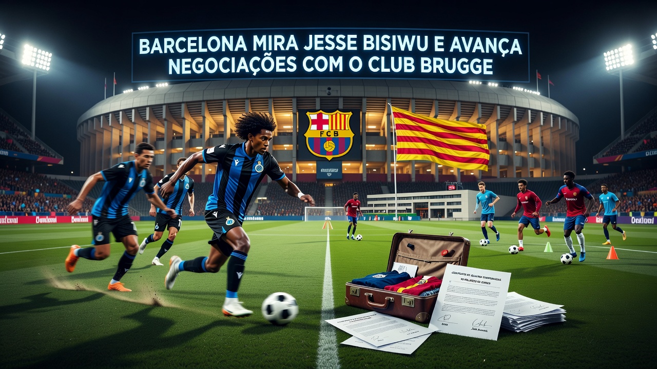 Barcelona mira Jesse Bisiwu e avança negociações com o Club Brugge