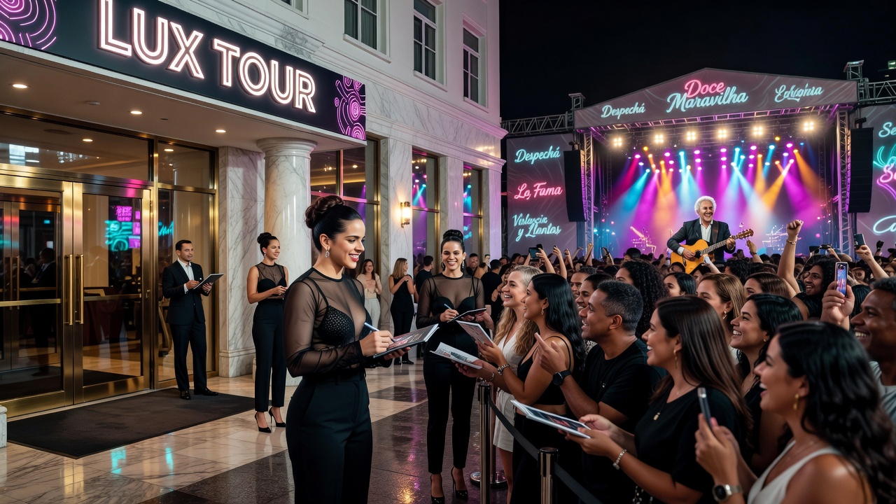 Rosalía Prestigia Caetano Veloso em Show no Rio antes de Turnê