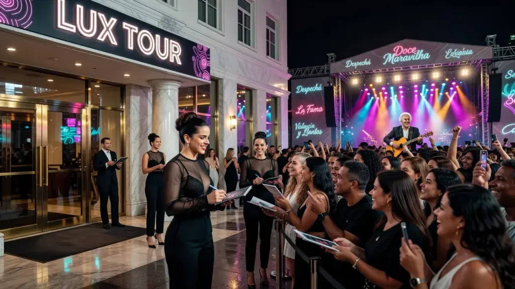Rosalía Prestigia Caetano Veloso em Show no Rio antes de Turnê
