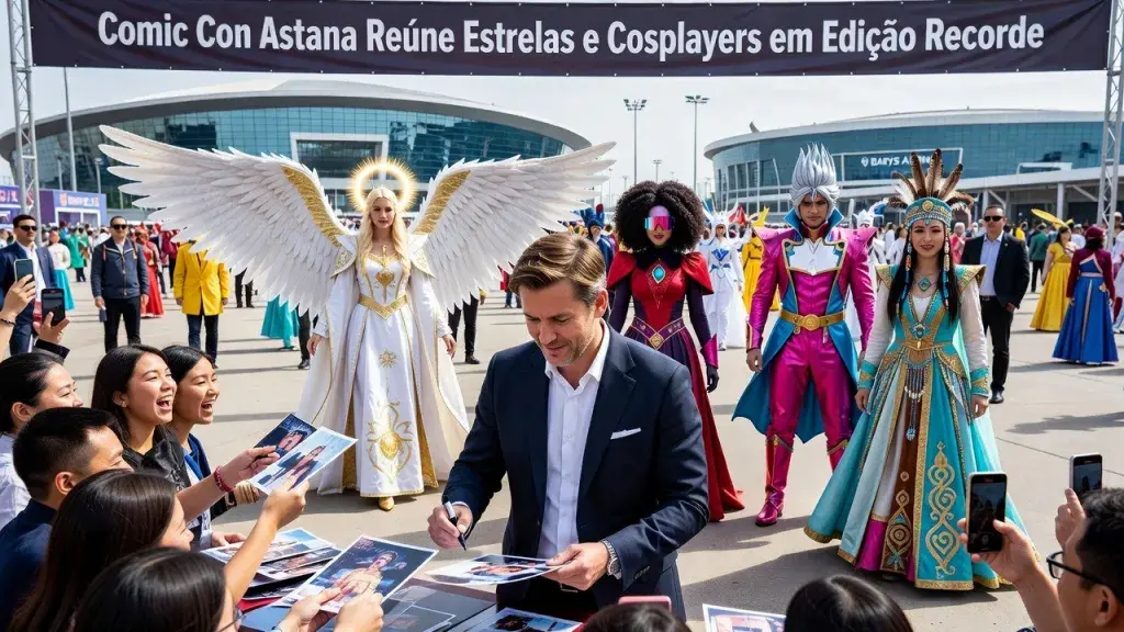 Comic Con Astana Reúne Estrelas e Cosplayers em Edição Recorde